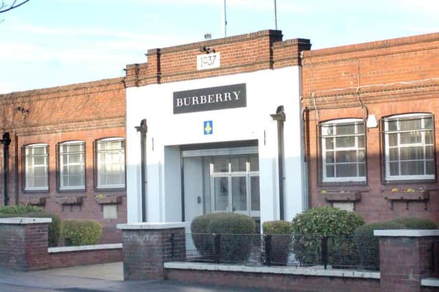 The Burberry site in Castleford, West Yorkshire.