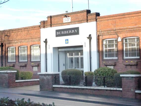 The Burberry site in Castleford, West Yorkshire.