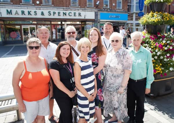 Traders in Castleford have clubbed together and sorted a flower display for the town centre.