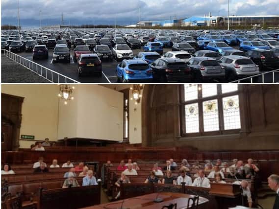 Councillors argued briefly about car choices at a meeting on Wednesday.
