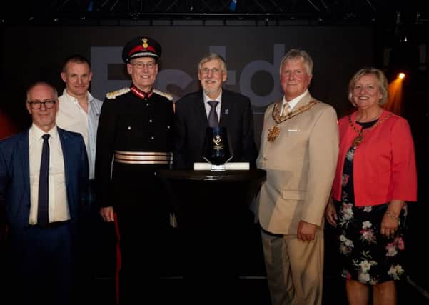 OE Electrics were presented with the Queen's Award for Enterprise for International Trade by Her Majesty the Queen's local representative, the Lord-Lieutenant of West Yorkshire.