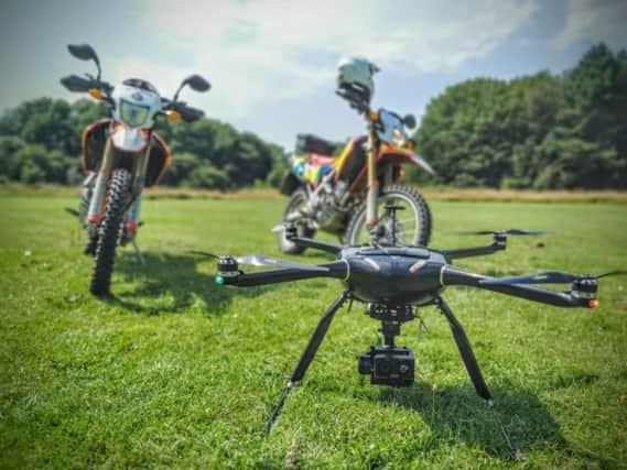 Anti-social bikers in Horbury found themselves in trouble this week - when police used a drone to find them.Picture: West Yorkshire Police.
