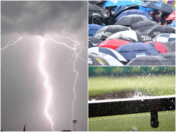 Heavy rain, thunder and lightning are expected across Wakefield this afternoon as a thunderstorm warning is issued.