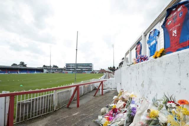 More than 300 people attended a vigil for Elliot at Wakefield Trinitys Belle Vue home, where balloons and lanterns were released in his memory.