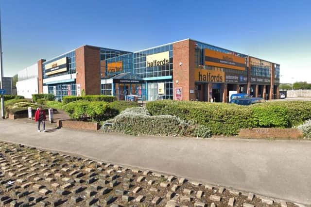 Nield had worked at Halfords in Leeds. (Google Maps)