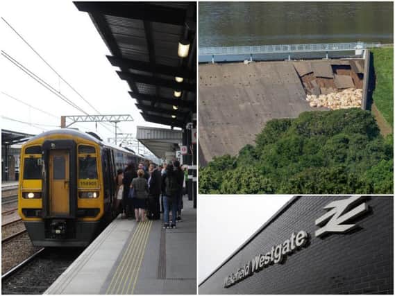 Hundreds of passengers are expected to be diverted through Wakefield this weekend as train services between Sheffield and Manchester are suspended.