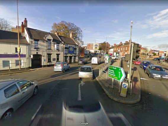 Two people have been taken to hospital after a collision in Pontefract this morning. Picture: Google Maps.
