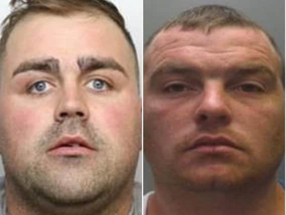 Fred Stewart (left) and Shaun Price have been jailed.