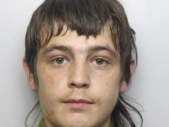 Conner Jenkinson was jailed for robbing a shop's till.