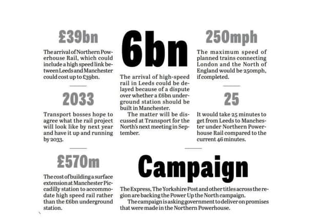 In numbers: Plans for a new high speed line could be derailed