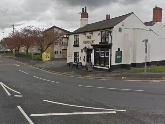 The accident happened outside the pub (Google Maps)