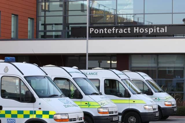 The future of Pontefract Hospital's maternity unit is currently under review.