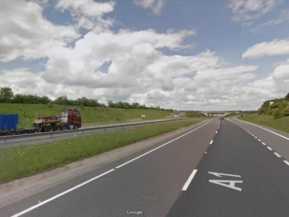 Mary Graham died on the A1(M) in Durham earlier this month as she travelled back from Newcastle where she had been watching her nephew play rugby. Photo: Google Maps
