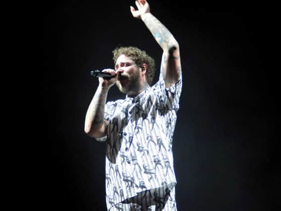 Post Malone, who closed the 2019 Leeds Festival.