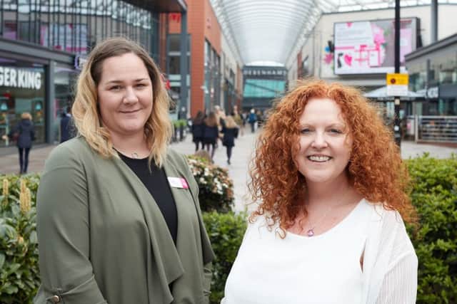 Trinity Walk is set to host the Louisa Fennell Trail, dedicated to the artwork of Wakefield-born watercolour artist Louisa Fennell. Organiser Sarah Cobham with Lucy Grice from Trinity Walk