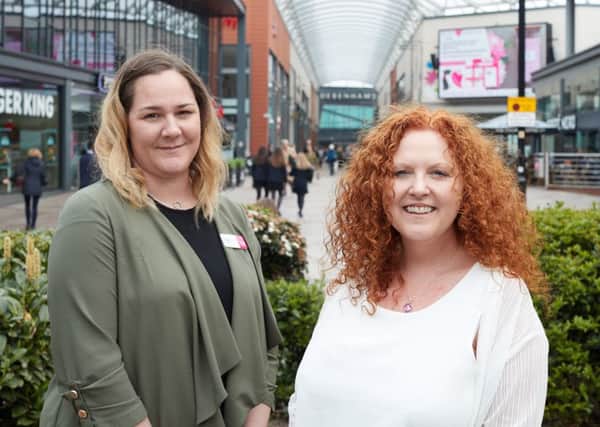 Trinity Walk is set to host the Louisa Fennell Trail, dedicated to the artwork of Wakefield-born watercolour artist Louisa Fennell. Organiser Sarah Cobham with Lucy Grice from Trinity Walk
