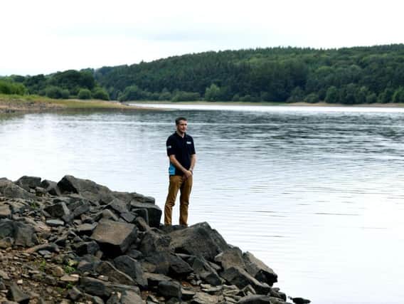 Tom Underwood, media advisor at Yorkshire Water at Fewston reservoir. Pic: Jonathan Gawthorpe.