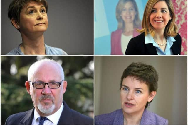 Clockwise from top left: Yvette Cooper, Andrea Jenkyns, Mary Creagh and Jon Trickett are the MPs for the Wakefield district.