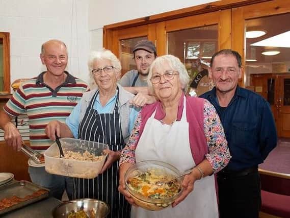 Wakefield's night shelter at Wakefield Baptist Church is 10 years old.
Flo Bradley, Kath Pacey, David Taylor, Matt Haselhurst and Stephen Whiteley
