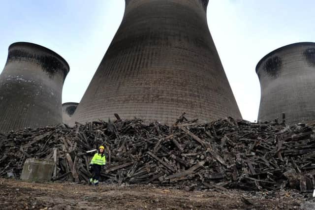 Four of the remaining cooling towers at Ferrybridge Power Station will be demolished next month.