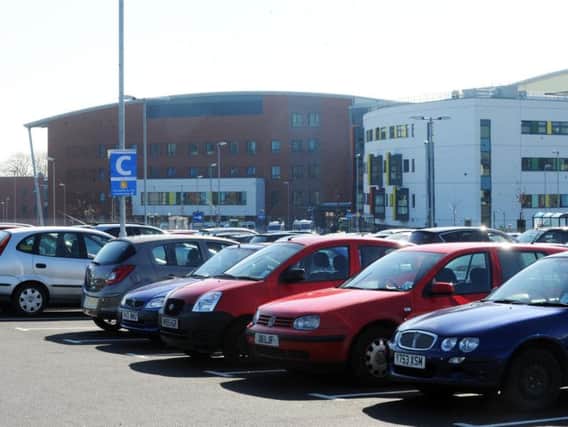 A car park at Pinderfields Hospital will be closed this weekend while re-lining work is carried out.
