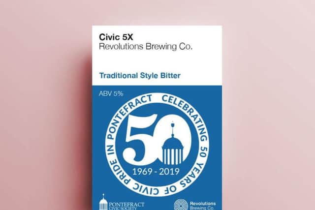The Civic 5X logo to be displayed on the tap handle