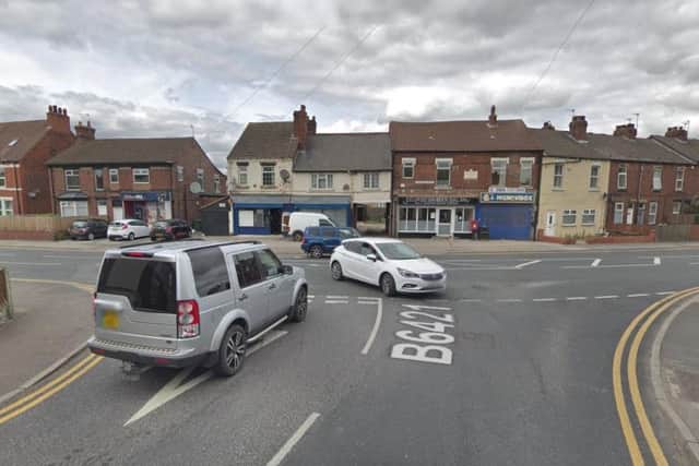 Three-way temporary traffic lights are in place on the A645 Pontefract Road while work is carried out to replace ageing metal gas mains.Photo: Google Maps
