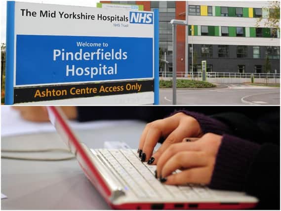 A woman tried to win back her boyfriend by pretending to be a staff member at Pinderfields Hospital.