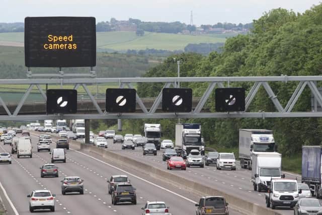 Lane closures and 50mph speed limits will be in place on the M62 this weekend while road works are carried out. Stock image.
