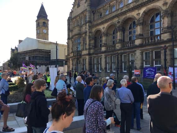 The event was organised by Wakefield Just Transition forum.