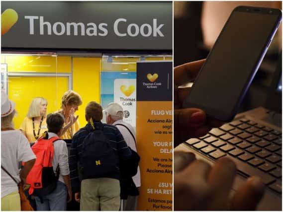 Fraudsters are targeting Yorkshire holidaymakers in the wake of yesterday's Thomas Cook collapse.