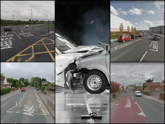 These are the 34 roads in the Wakefield district with the most traffic accidents in 2018, according to the latest figures.