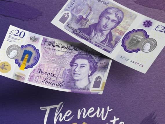 The Bank of England has today revealed the first images of the new 20 note, which is to be released in 2020.
