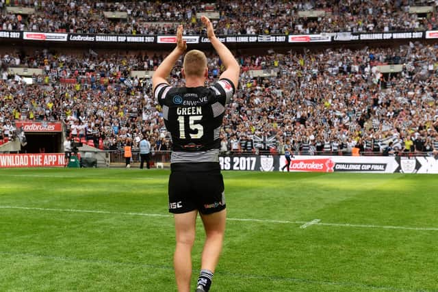 Chris Green won two Challenge Cups with Hull FC at Wembley. PIC: Richard Blaxall/SWpix.com
