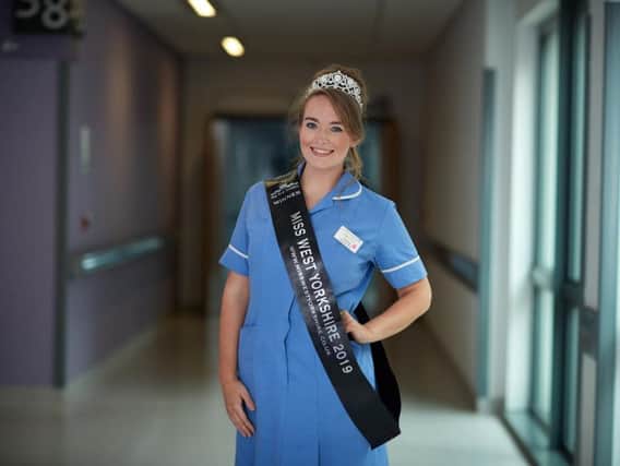 Emma Day who works at Pinderfields Hospital and lives in Dewsbury, was crowned Miss West Yorkshire.