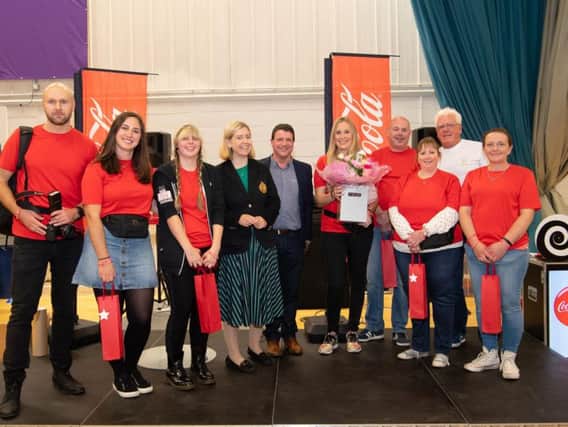 Coca-ColaEuropean Partners welcomed Andrea Jenkyns, MP for Morley and Outwood to the event to celebrate 30 years sinceCocaCola's Wakefield site first opened.