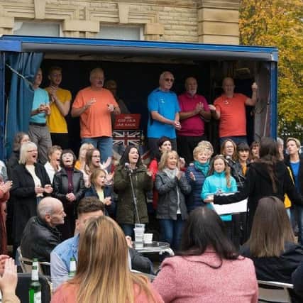 Thousands of people attended the first Ossett Oktoberfest Saturday, October 19 2019.