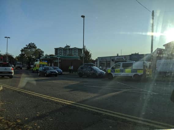 Police and ambulance crews have attended a crash on a major Wakefield road this morning.