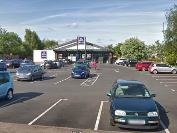 An application has been submitted to Wakefield Council to install a new CO2 pack and gas cooler at the Aldi store on Castlefords Enterprise Way. Photo: Google Maps.
