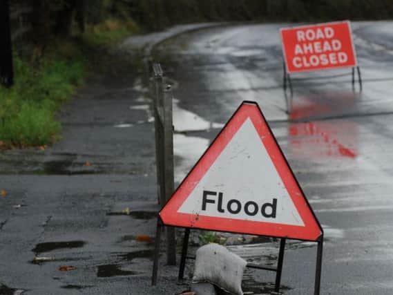 Heavy rain this morning on already sodden ground has led the Met Office to warn there may be a disruption from flooding.
