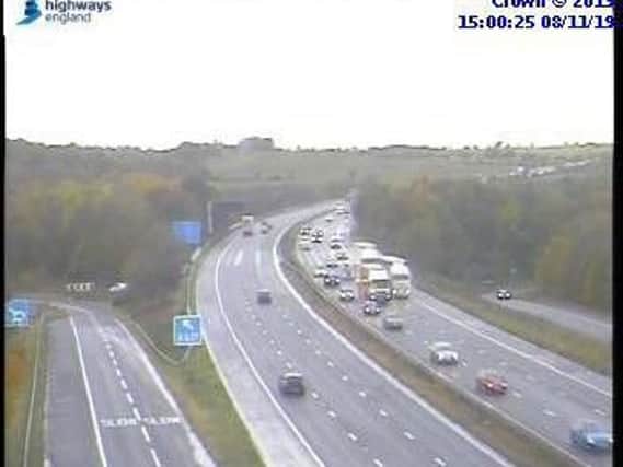 The M1 has now cleared.