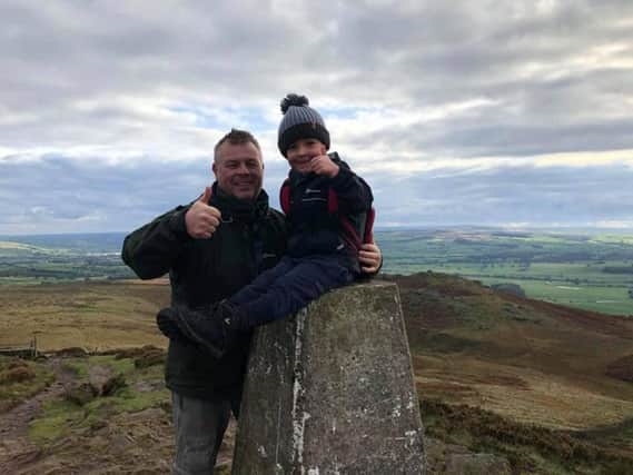 Charlie Batham has climbed a total of 19 mountains since he turned five in April, including Yorkshires Three Peaks.