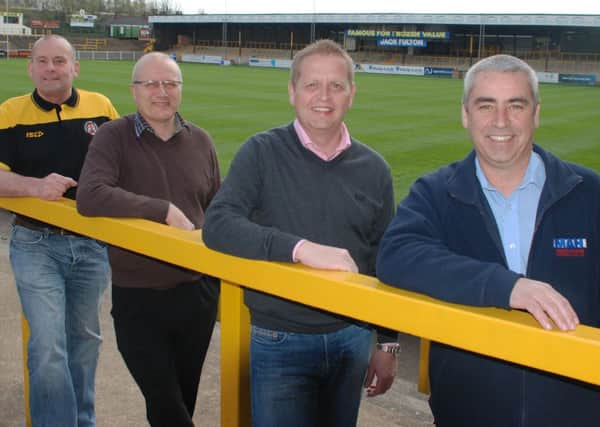 New Castleford Tigers directors Terry Cheesbrough, Steve Vause, Dion Lowe and John Duff.