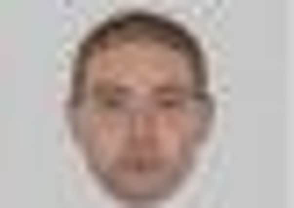E-fit of suspect wanted for indecent assault.