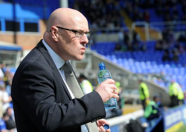 Brian McDermott, who will be involved in his first cup tie with Leeds United when they take on Chesterfield.