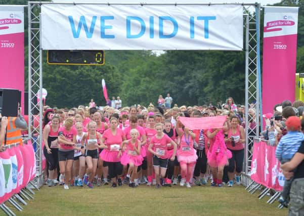 Race for Life at Pontefract racecourse