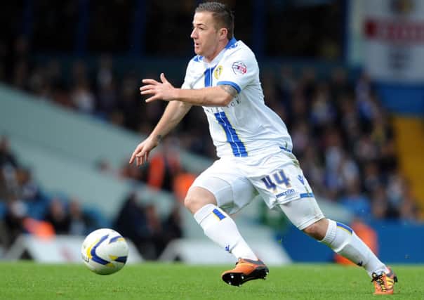 Ross McCormack, who scored twice for Leeds United against Yeovil Town.