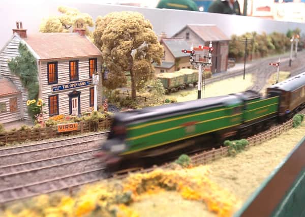 A model railway show takes place at Thornes Stadium this weekend.