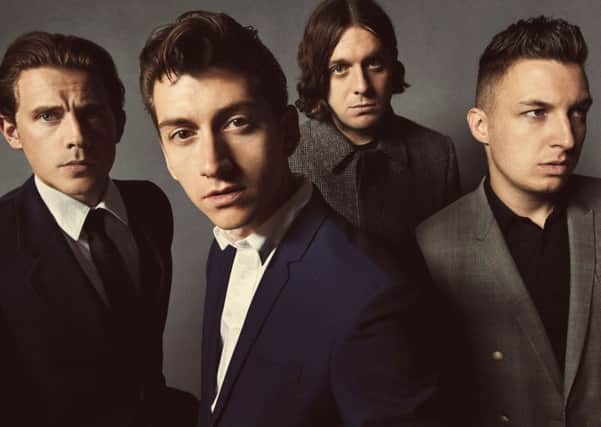 Arctic Monkeys play a homecoming concert to a 13,600 sell out crowd at Sheffield's Motorpoint Arena on Saturday, Novemebr 2, 2013. Photo: Sebastian Kim.