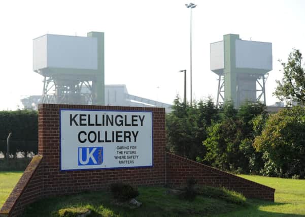 File picture - September 2011
Kellingley Colliery, Beal, North Yorkshire, one of UK Coal's two working deep mines. The firm has appealed for urgent financial help to keep the pits open.